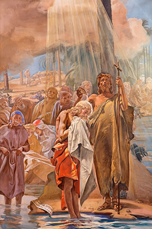 Baptism at the river