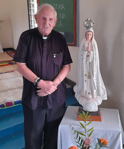 Columban Fr. Donal McIlraith and Our Lady