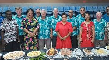 Group shares memories of the 70 years of Columban priests in the parish.
