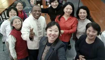 Sun-Hee "Maria" Kim (center)