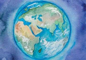 Painting of the Earth