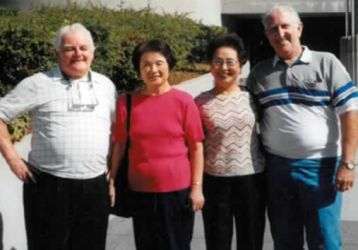 Fr. Sean, Theresa and friends