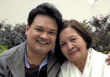 Fr. Andrei and his mother